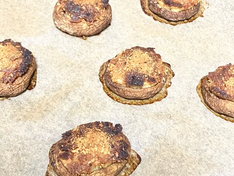 簡単☆しいたけのパン粉焼き